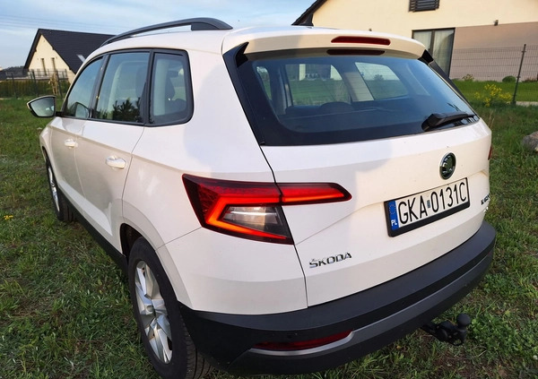 Skoda Karoq cena 67900 przebieg: 206000, rok produkcji 2018 z Przecław małe 407